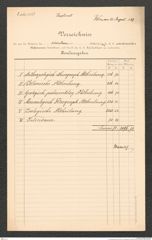 k.k. naturhistorisches Hofmuseum, Intendanzakten 1885-1896 (Hauer), Aktenzahl Z.565/1889, Seite 1